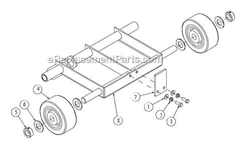 Part Location Diagram of 160851 MK Diamond Washer, 1 Sae Flat